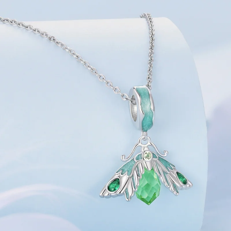 (afbeelding voor) Pandora Stijl Nachtvlinder Hanger Bedel - BSC866 - Bekijken 2