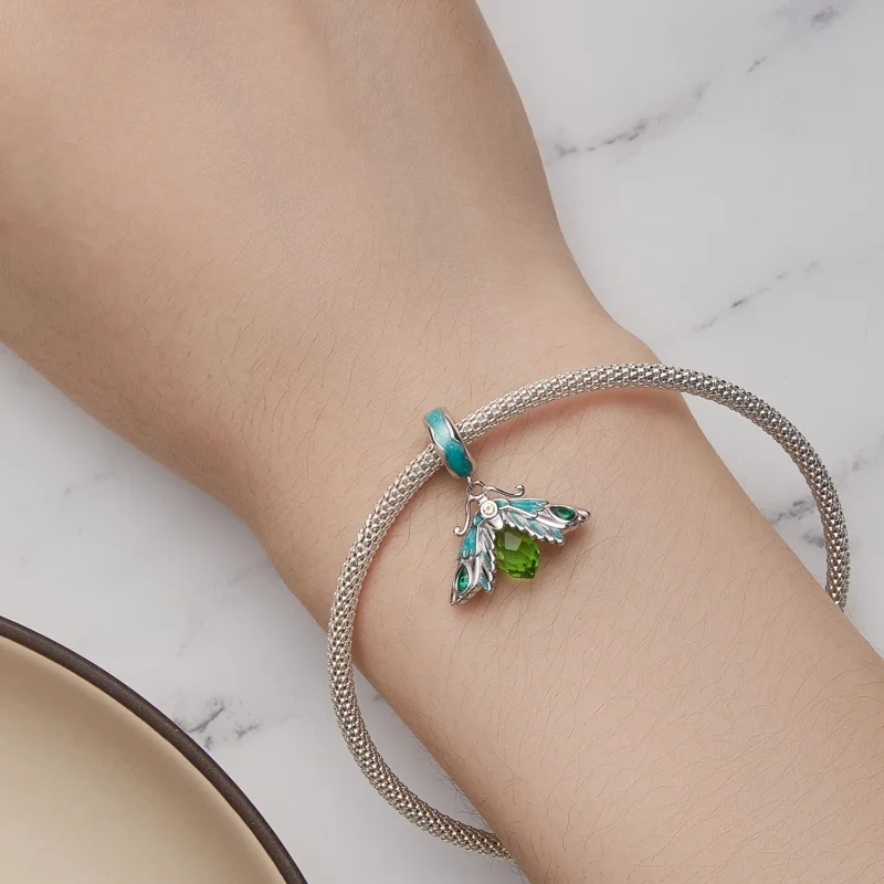 (afbeelding voor) Pandora Stijl Nachtvlinder Hanger Bedel - BSC866 - Bekijken 6