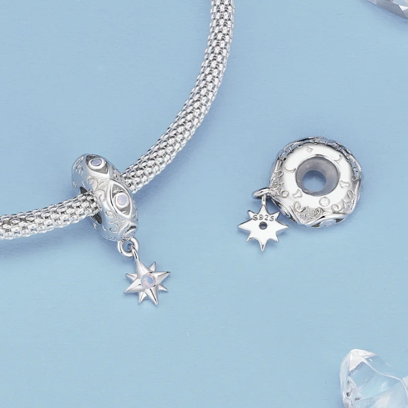 (afbeelding voor) Pandora Stijl Oog van de Duivel Ster Tussenstuk Bedel - BSC857 - Bekijken 4