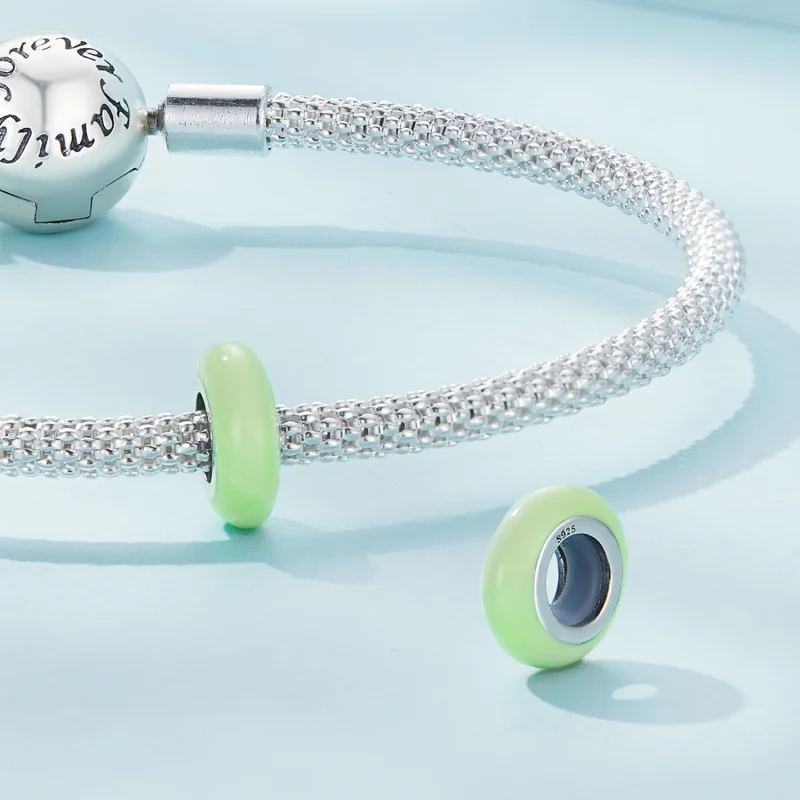 (afbeelding voor) Pandora-stijl Silica Gel Spacer Bedel - SCC1450-LG - Bekijken 4