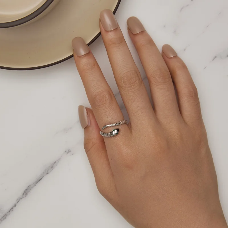 (afbeelding voor) Pandora Stijl Slanke Open Ring - BSR440 - Bekijken 5