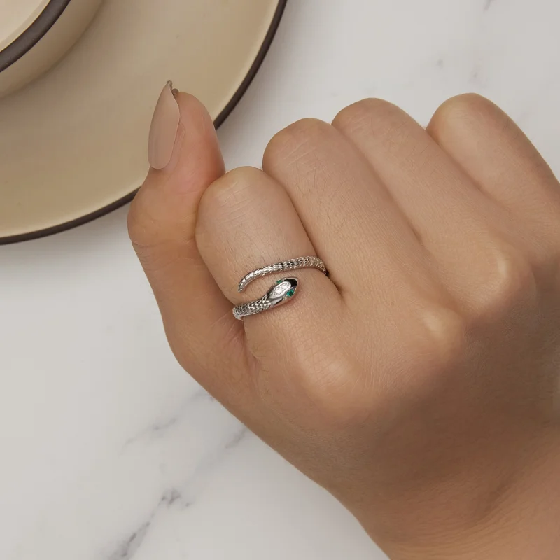 (afbeelding voor) Pandora Stijl Slanke Open Ring - BSR440 - Bekijken 6