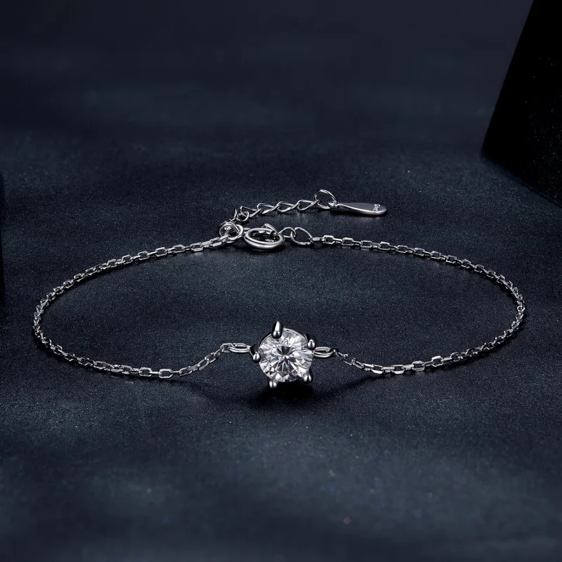 (afbeelding voor) Pandora Stijl Sprankelende Moissanite Armband - MSB001 - Bekijken 2