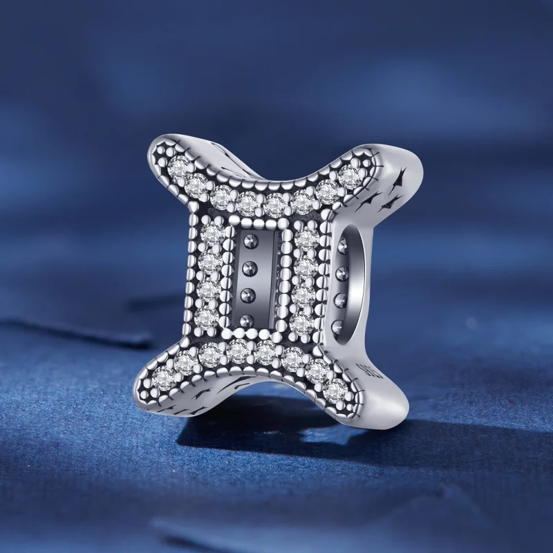 (afbeelding voor) Pandora Stijl Tweelingen Geluksbedel - SCC2516-3 - Bekijken 2