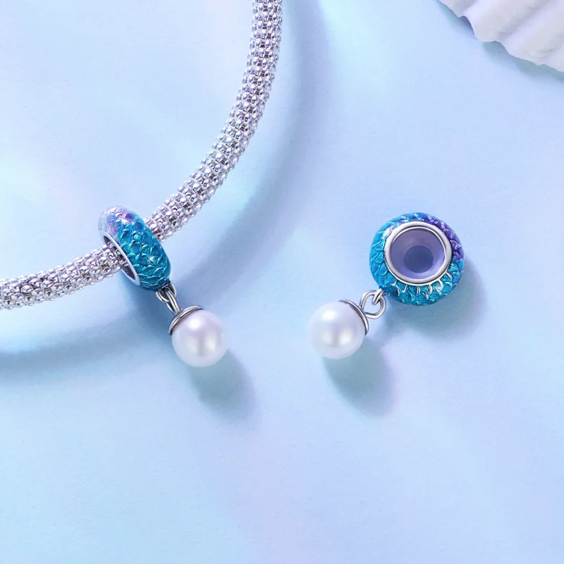 (afbeelding voor) Pandora Stijl Vis Schubben Spacer Bedel - BSC875 - Bekijken 4