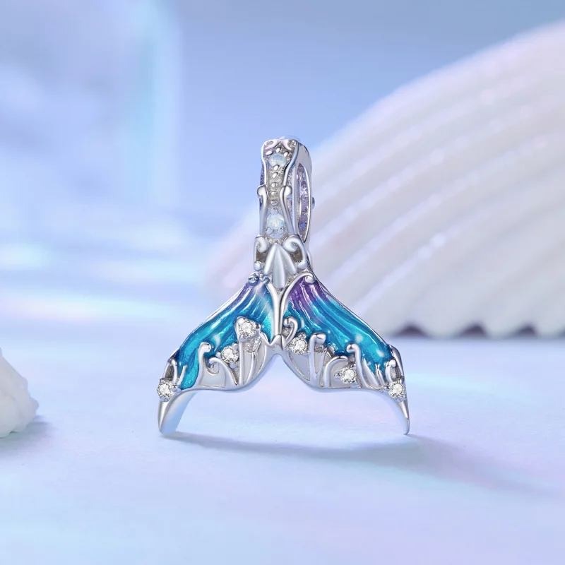 (afbeelding voor) Pandora-stijl Zeemeerminstaart Bedel - BSC876 - Bekijken 2