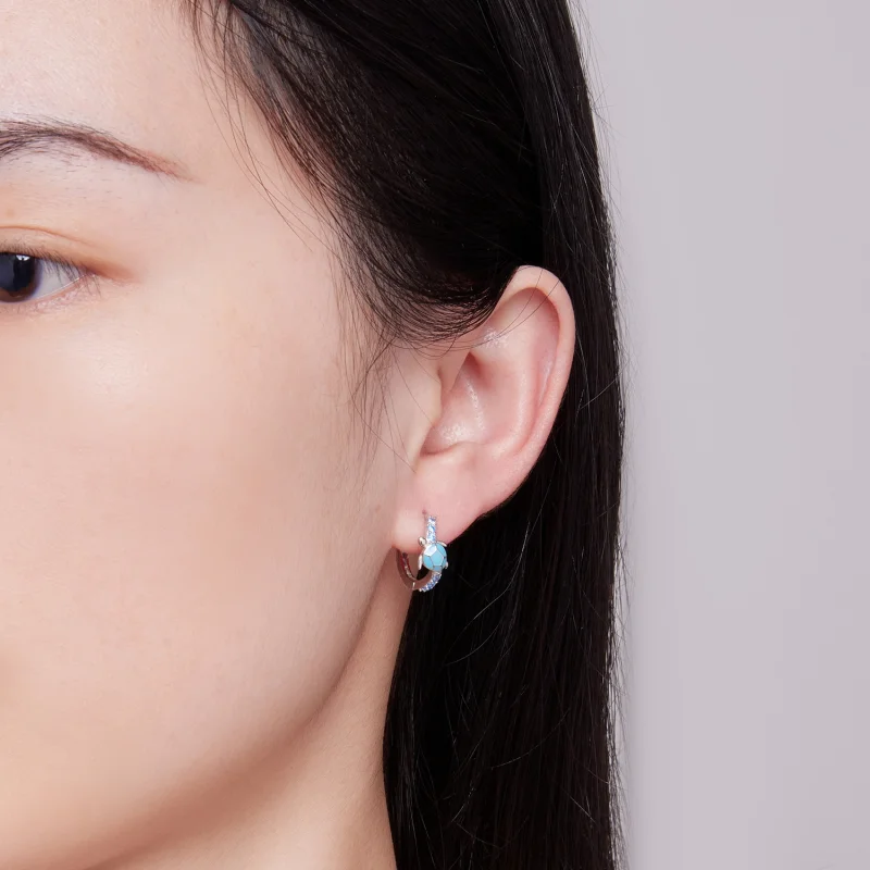 (afbeelding voor) Pandora-stijl zeeschildpad oorringen - SCE1596 - Bekijken 6