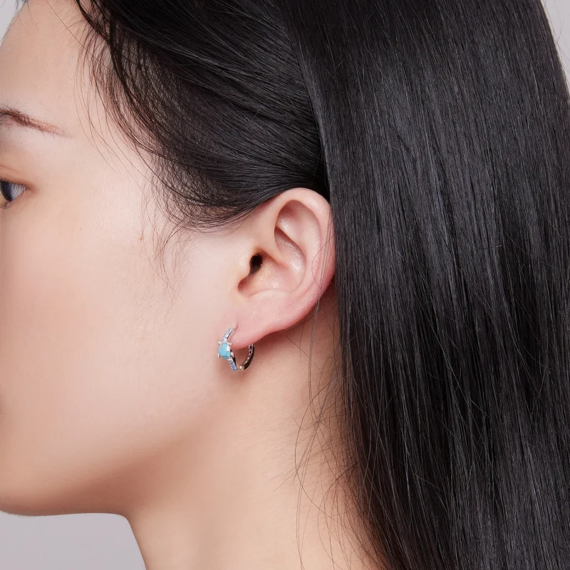 (afbeelding voor) Pandora-stijl zeeschildpad oorringen - SCE1596 - Bekijken 7