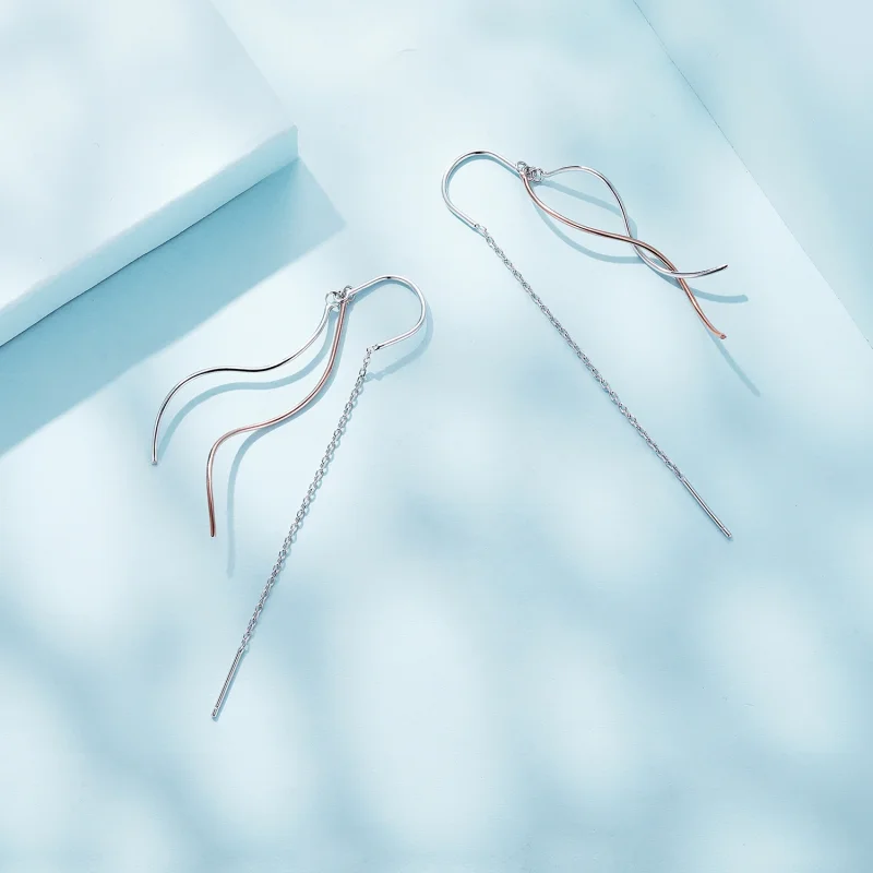 (afbeelding voor) Pandora Style Kwast Hanger Oorbellen - SCE1600 - Bekijken 4