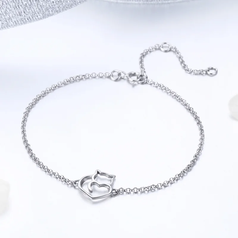 (afbeelding voor) Pandora Style Aanbiddelijke Kat Armband - SCB102 - Bekijken 3