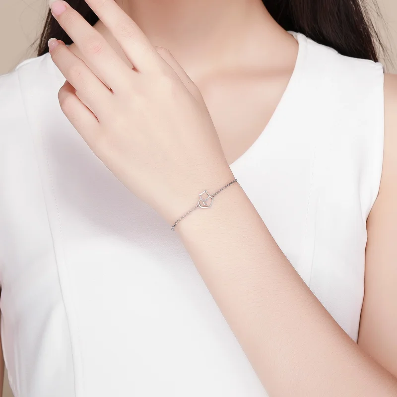 (afbeelding voor) Pandora Style Aanbiddelijke Kat Armband - SCB102 - Bekijken 5