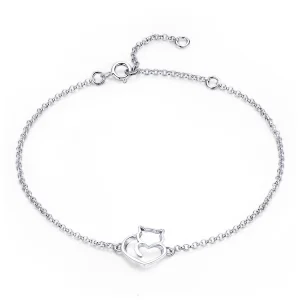 Pandora Style Aanbiddelijke Kat Armband - SCB102 (afbeelding voor) Pandora Style Aanbiddelijke Kat Armband - SCB102