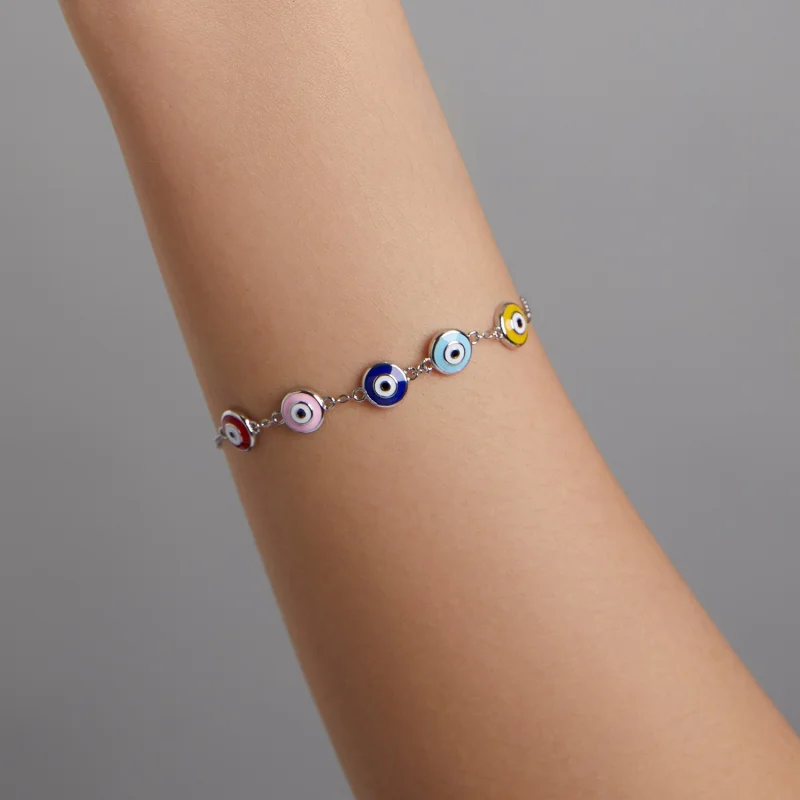 (afbeelding voor) Pandora Style Beschermoog Armband - SCB218 - Bekijken 6