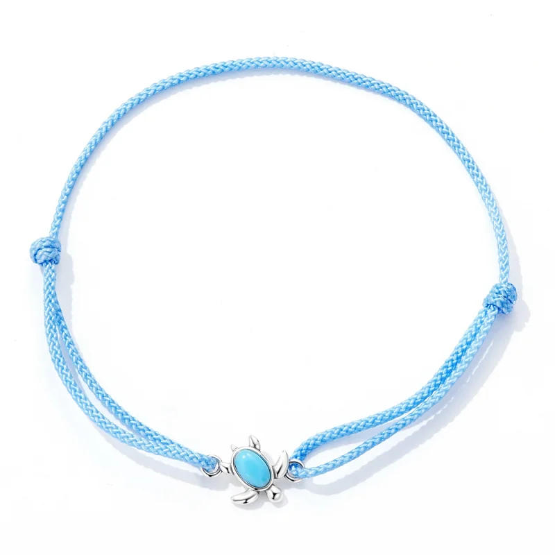 (afbeelding voor) Pandora Style Blauwe schildpad Armband - SCB231 - Bekijken 2