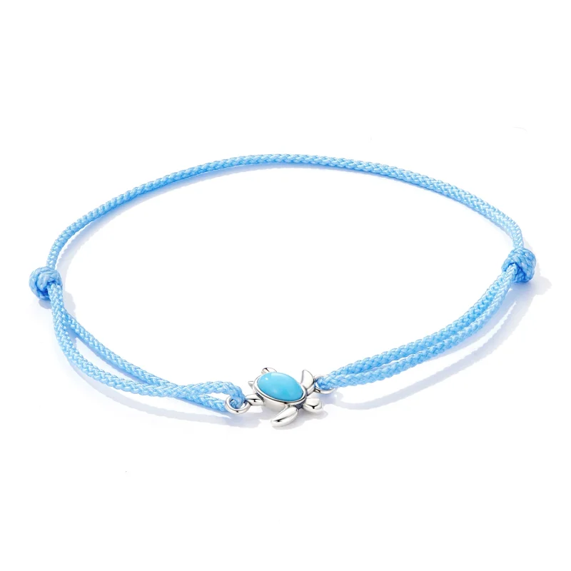 (afbeelding voor) Pandora Style Blauwe schildpad Armband - SCB231 - Bekijken 3
