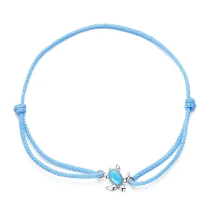 (afbeelding voor) Pandora Style Blauwe schildpad Armband - SCB231