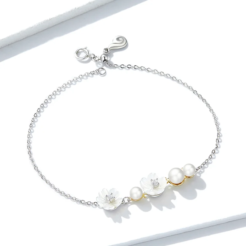 (afbeelding voor) Pandora Style Bloeien Armband - BSB024 - Bekijken 4