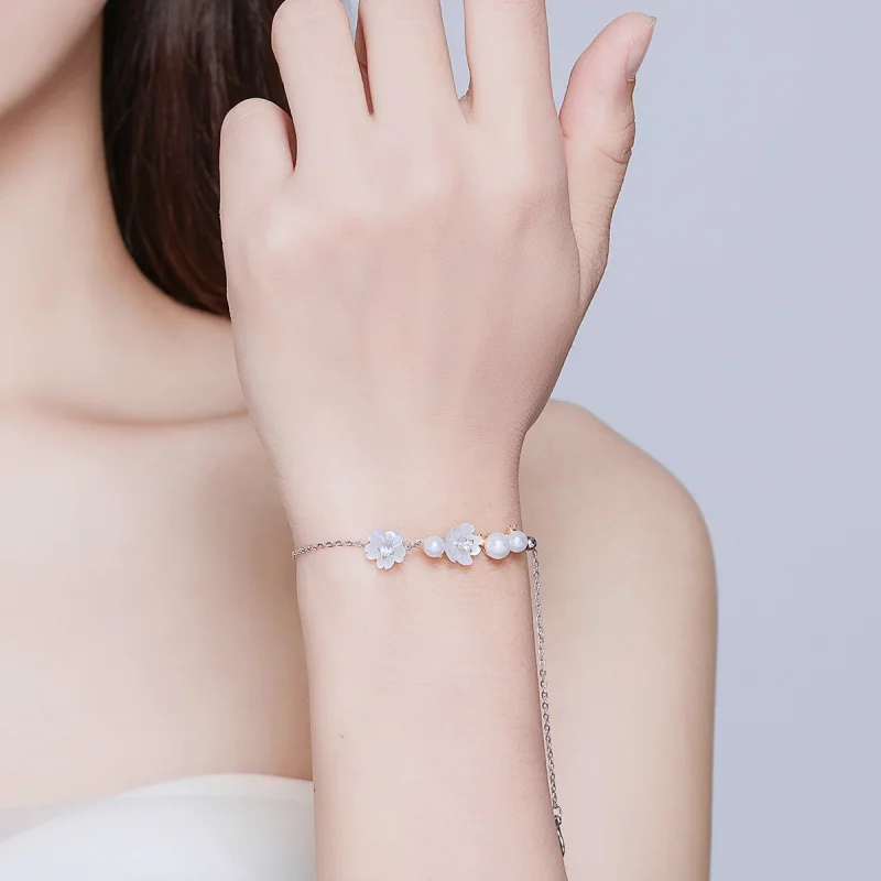 (afbeelding voor) Pandora Style Bloeien Armband - BSB024 - Bekijken 6