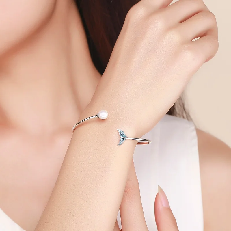 (afbeelding voor) Pandora Style De traan van de zeemeermin Open Bangle - SCB123 - Bekijken 2