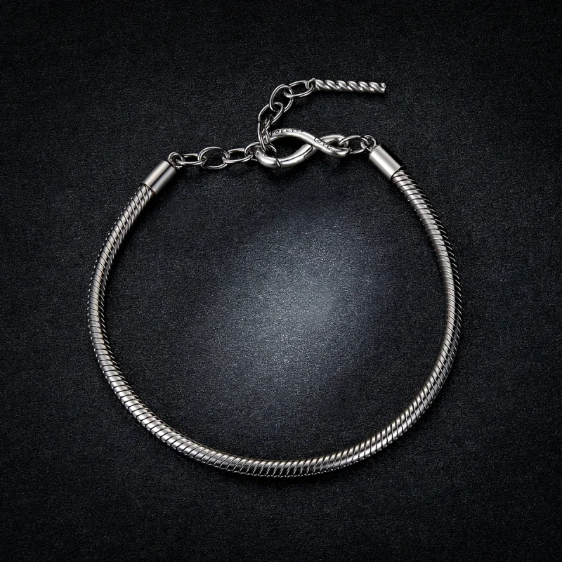 (afbeelding voor) Pandora Style Eenvoudig en oneindig Armband - BSB085 - Bekijken 5