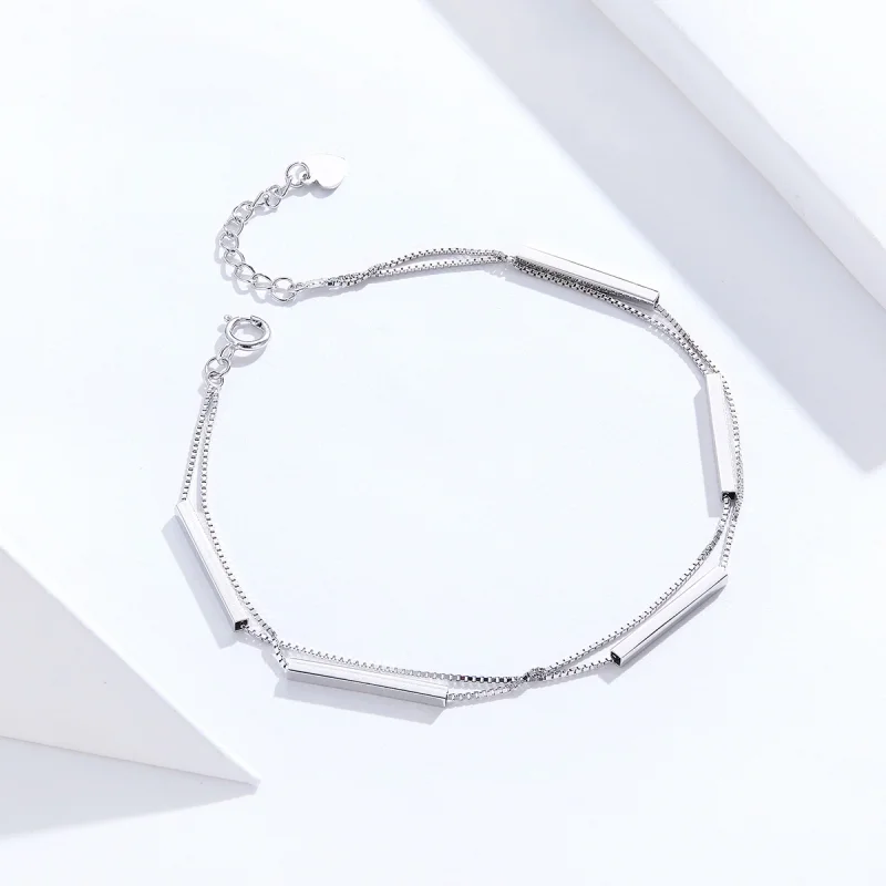 (afbeelding voor) Pandora Style Geometrie Armband - SCB170 - Bekijken 3
