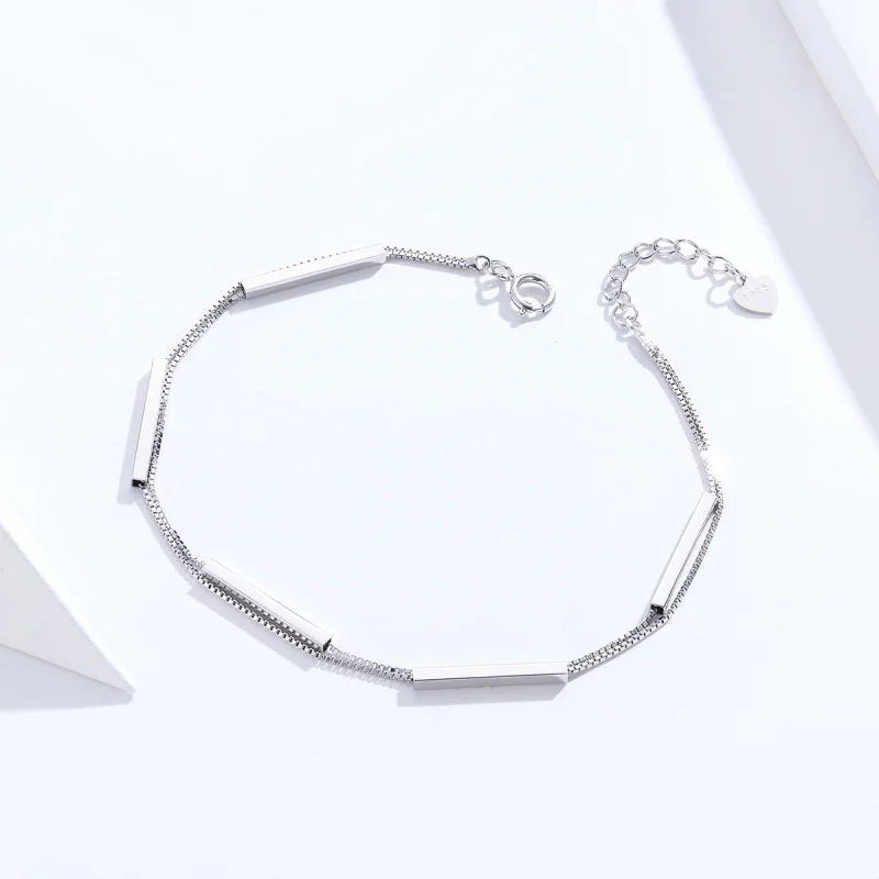 (afbeelding voor) Pandora Style Geometrie Armband - SCB170 - Bekijken 4