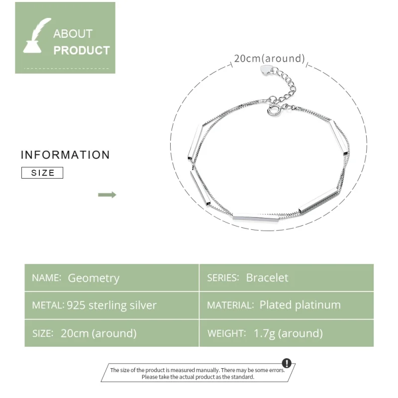 (afbeelding voor) Pandora Style Geometrie Armband - SCB170 - Bekijken 5