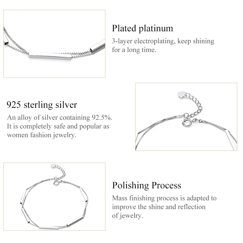 (afbeelding voor) Pandora Style Geometrie Armband - SCB170 - Bekijken 6