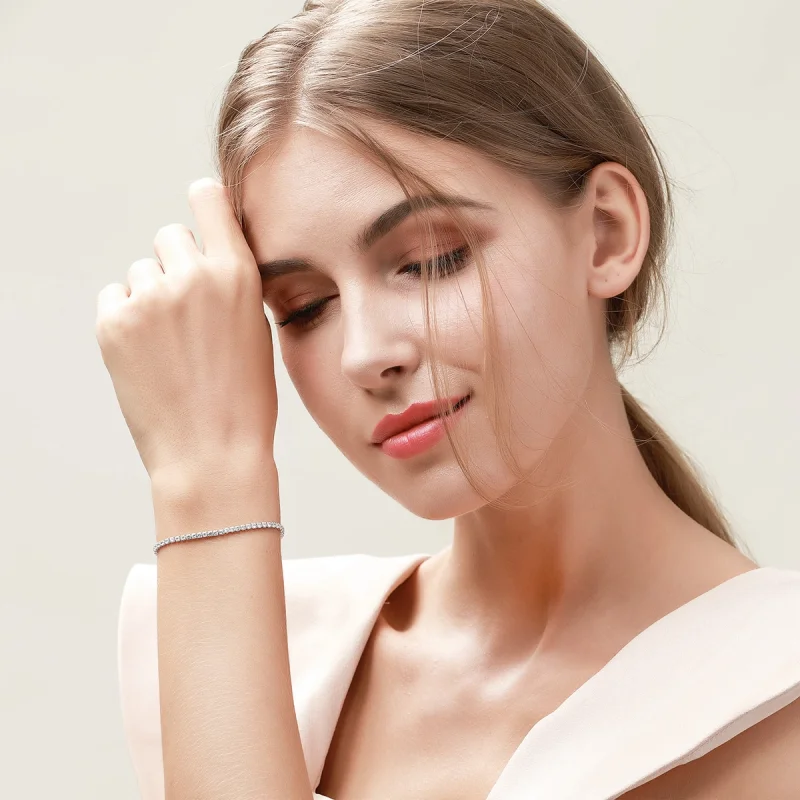 (afbeelding voor) Pandora Style liefdevol Sliding Armband - SCB029 - Bekijken 8