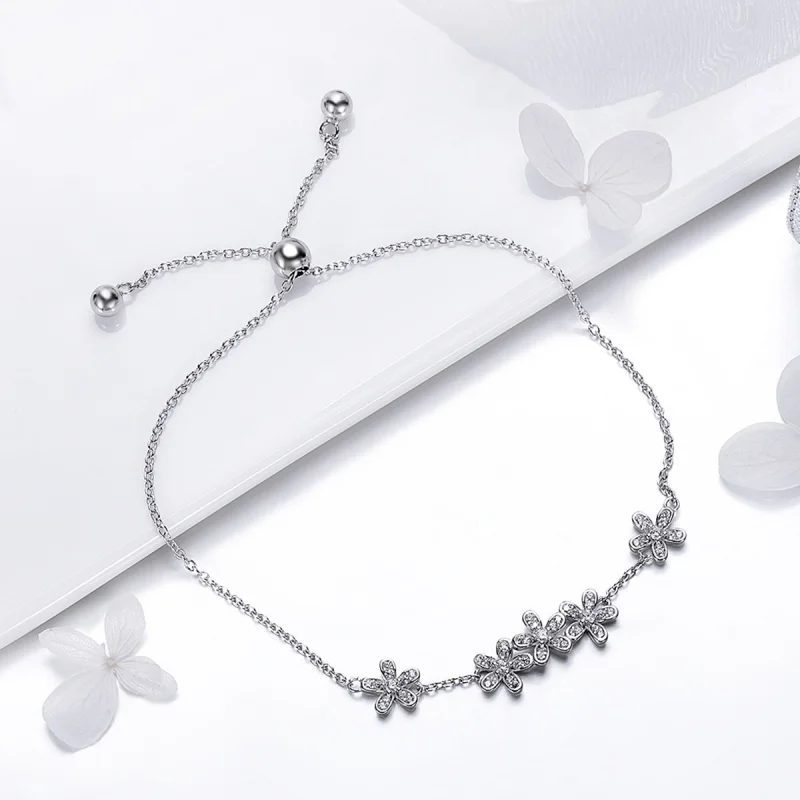 (afbeelding voor) Pandora Style Madeliefje Armband - SCB084 - Bekijken 5