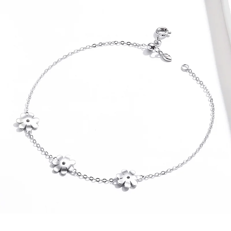 (afbeelding voor) Pandora Style Madeliefje Armband - SCB165 - Bekijken 3