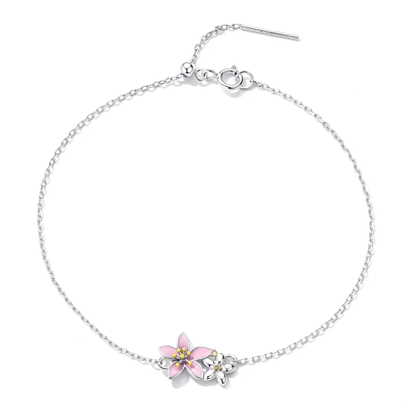 (afbeelding voor) Pandora Style Mooie Sakura Armband - SCB232 - Bekijken 2