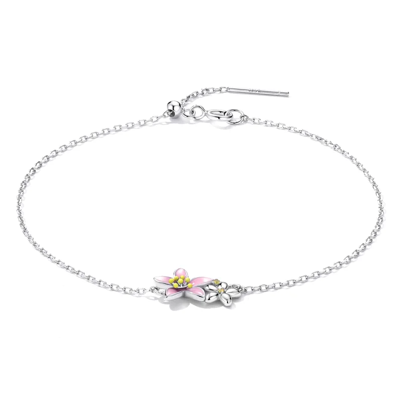 (afbeelding voor) Pandora Style Mooie Sakura Armband - SCB232 - Bekijken 4