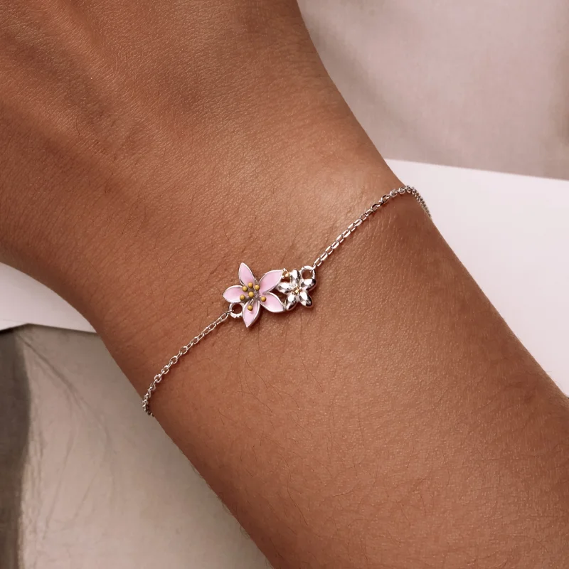 (afbeelding voor) Pandora Style Mooie Sakura Armband - SCB232 - Bekijken 5