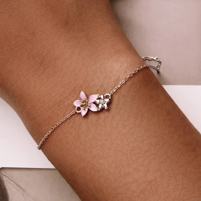 (afbeelding voor) Pandora Style Mooie Sakura Armband - SCB232 - Bekijken 6
