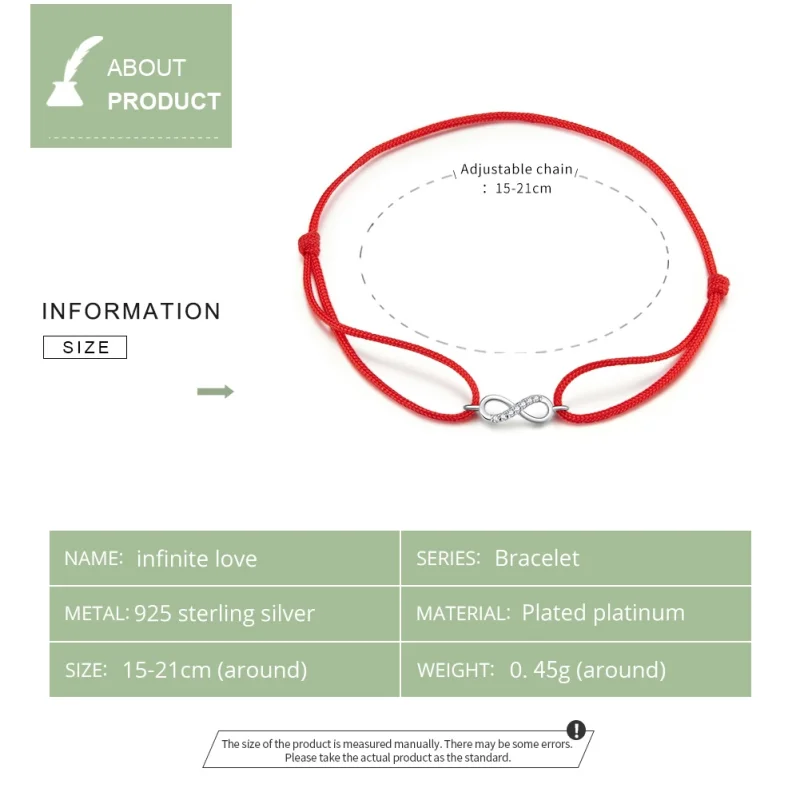 (afbeelding voor) Pandora Style Oneindige liefde Koordarmbanden - SCB176 - Bekijken 5