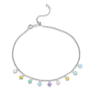 (afbeelding voor) Pandora Style regenboog liefde Sliding Armband - SCT020