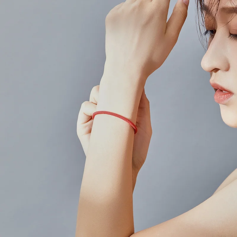 (afbeelding voor) Pandora Style Rood touw Koordarmbanden - SCB166 - Bekijken 2