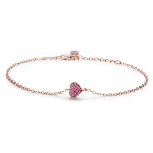(afbeelding voor) Pandora Style Rose Elegant hart Armband - SCB050