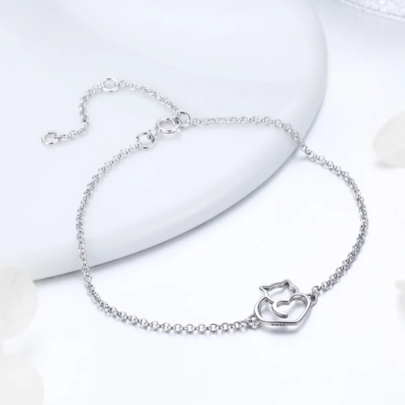 (afbeelding voor) Pandora Style Rose Schattige kat Armband - SCB102-C - Bekijken 4