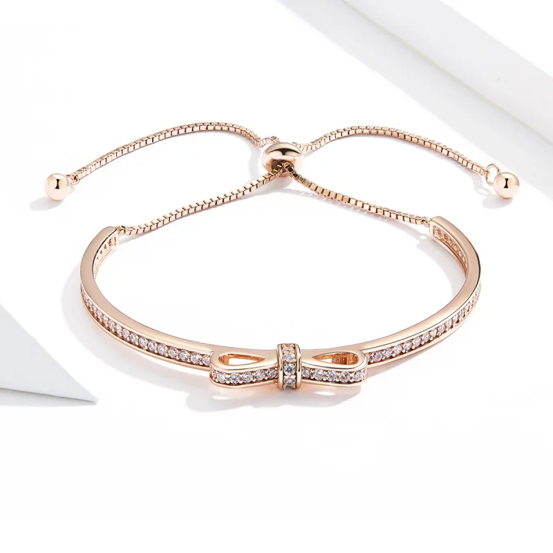 (afbeelding voor) Pandora Style Rose Zoete Strik Bangle - SCB108-C - Bekijken 3
