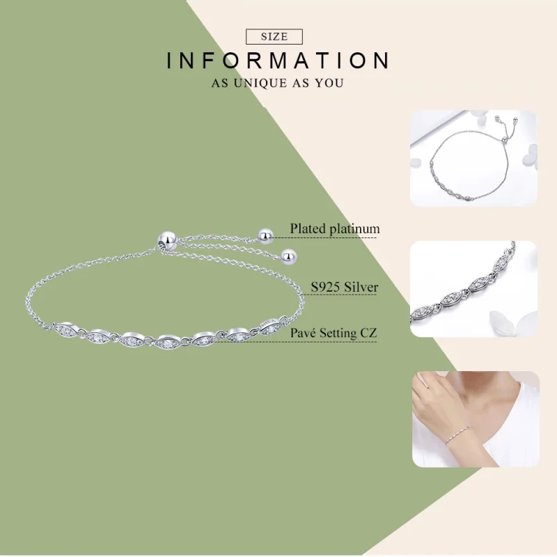 (afbeelding voor) Pandora Style Schoonheid van eenvoud Armband - SCB086 - Bekijken 5