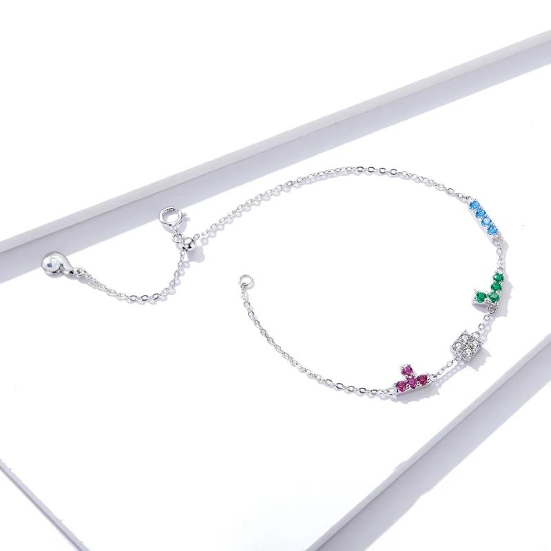 (afbeelding voor) Pandora Style Tetris Armband - BSB040 - Bekijken 4