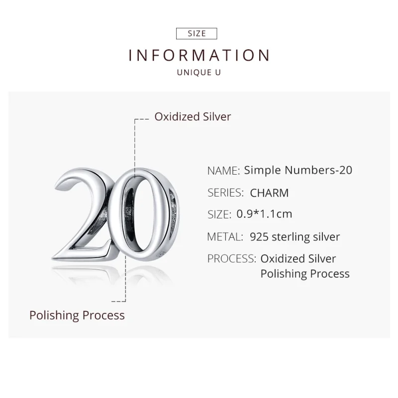 (afbeelding voor) Pandora Style 20e verjaardag Bedel - SCC1623 - Bekijken 8