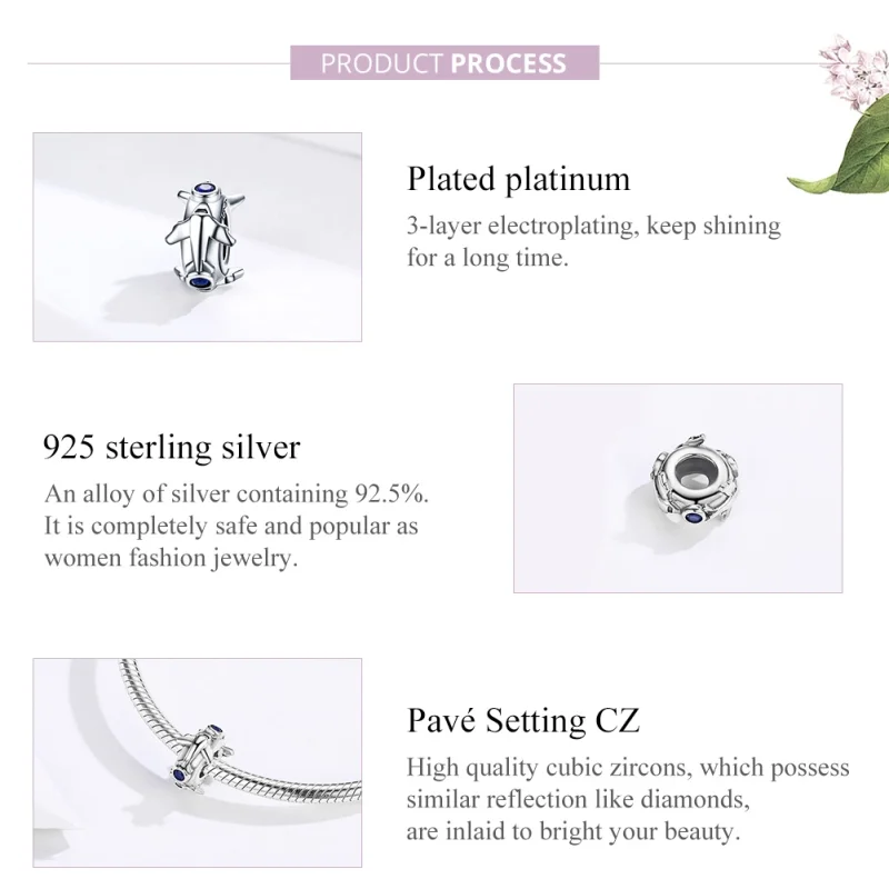 (afbeelding voor) Pandora Style Afstandelijk Spacer Bedel - SCC1235 - Bekijken 3