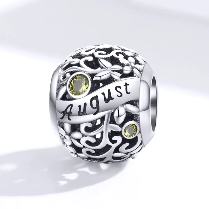 (afbeelding voor) Pandora Style Augustus Peridot Birthstone Bedel - SCC1385-8 - Bekijken 4