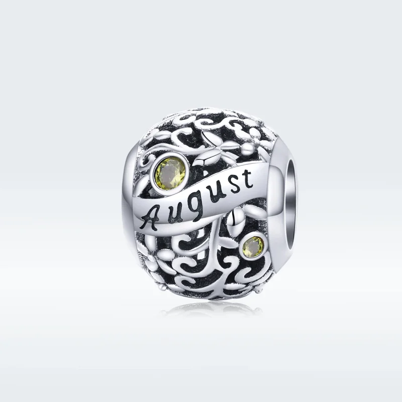 (afbeelding voor) Pandora Style Augustus Peridot Birthstone Bedel - SCC1385-8 - Bekijken 5