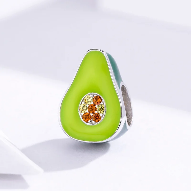 (afbeelding voor) Pandora Style Avocado Bedel - BSC129 - Bekijken 2