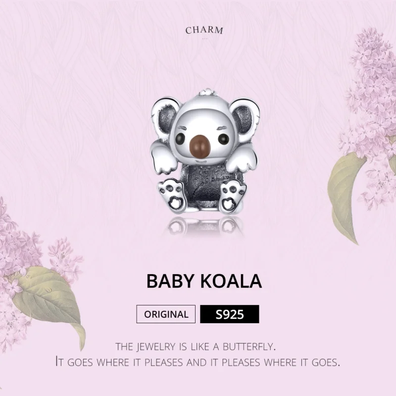 (afbeelding voor) Pandora Style Baby Koala Bedel - SCC1304 - Bekijken 3