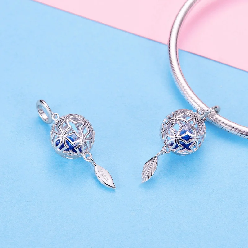 (afbeelding voor) Pandora Style Bewaarde bloem Hangende Bedel - SCC1123 - Bekijken 4